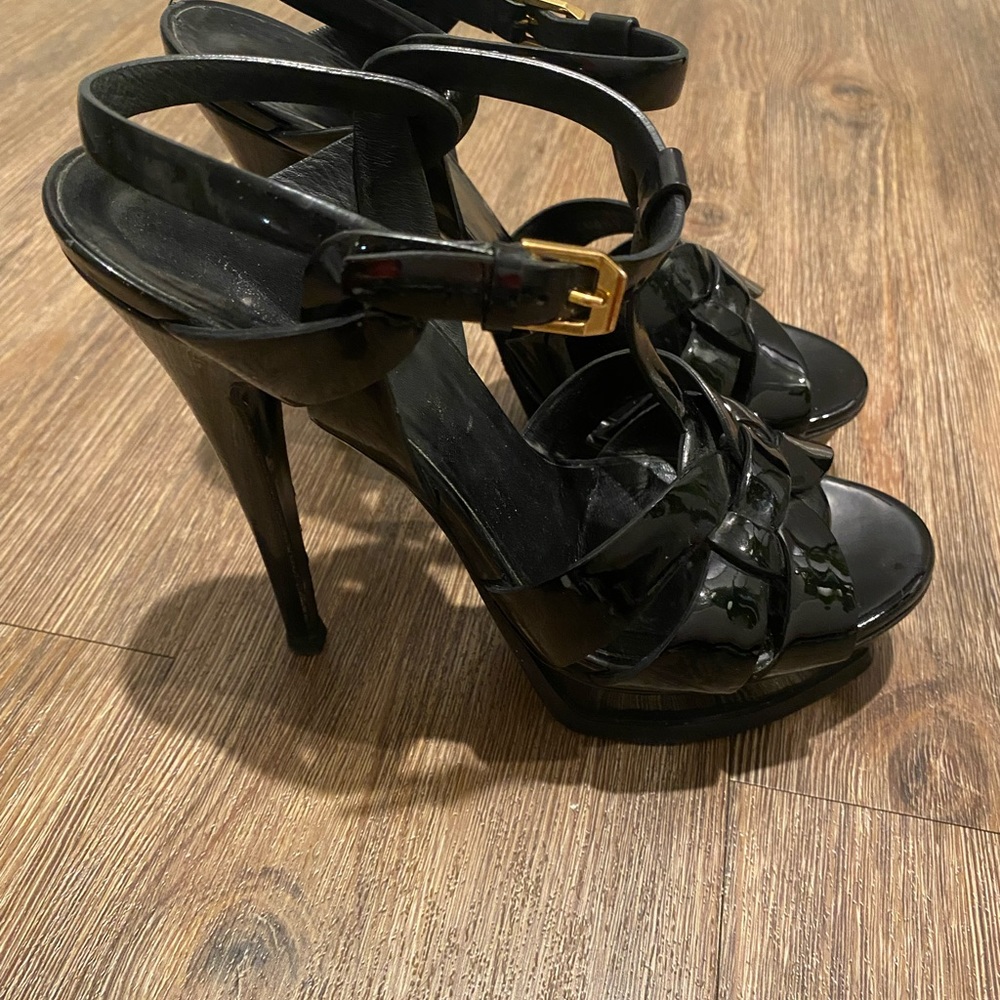 Ysl Heels, patent leather tribute, 37.5